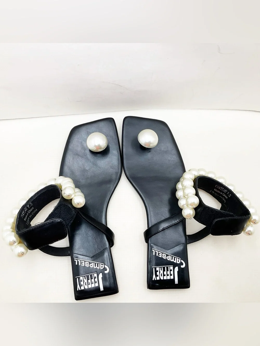 {Jeffrey Campbell} Chateau Pearl Embellished Sandals